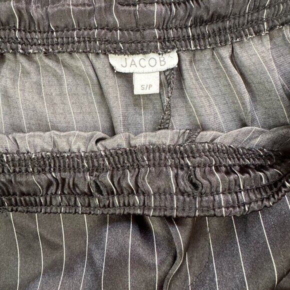 Jacob Satin Pinstripe Trousers – Luxe &Timeless - Picture 7 of 8